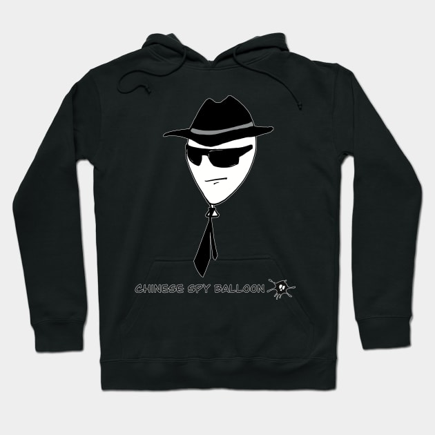 Funny Spy Balloon Hoodie by SpookySkulls